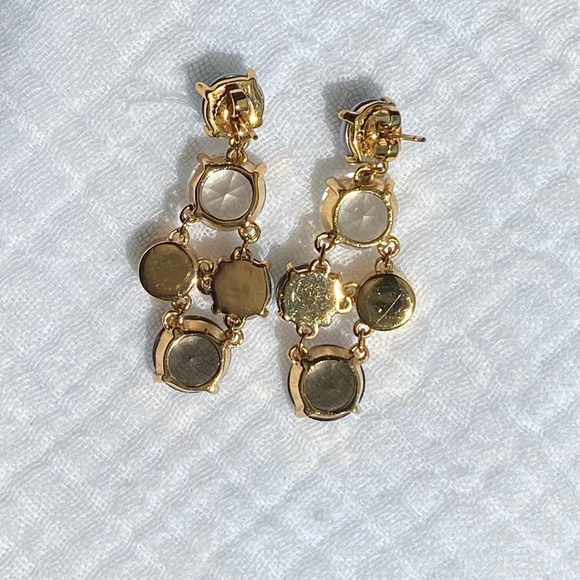 COACH crystal drop earrings - Picture 3 of 7